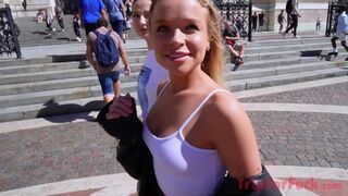 King for a Night: Threesome with Two Russian Beauties