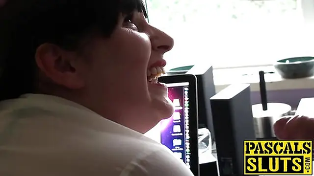 UK girl with large breasts enjoys rough sex and gets her butt🍑 spanked