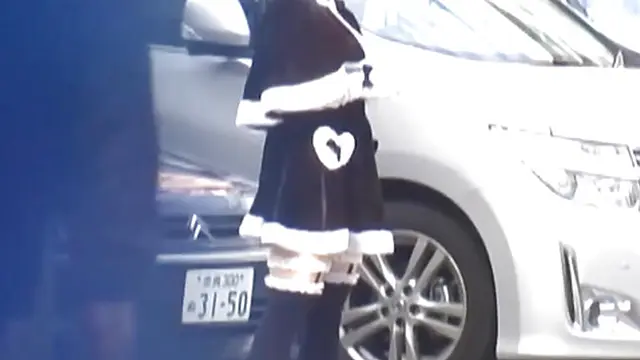 Young Asian girl in public &mdash;  dressed up for secret🤫 camera