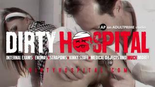 Dirty Hospital Nurse Alysa Inspects Tight Butts