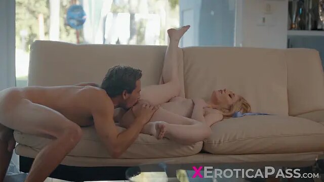 Innocent guy gets seduced by sensual blonde Emma Starletto