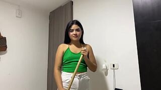 Worker obliges her boss for more cash in a private🤫 setting