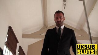 UKSubSluts - Powerful Cock🍆 Rides a Naughty😈 Brit for Deep Mouth Cum