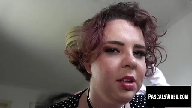 Curvy girl in stockings gets rough love and intense action