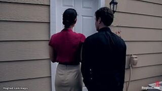 Reverend James Deen and Isis Love tie soccer with huge boobs Ava Devine and fuck her when her stepdaughter Remy LaCroix comes home for bdsm fuck too