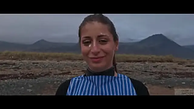 Beautiful big-ass🍑 submissive Silvia Soprano receives intense beach domination with rough handling &mdash;  spit &mdash;  throat grip &mdash;  and heavy kink