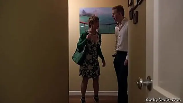 Mark Wood gets hot watching his milfs′ girlfriend strip &mdash;  then joins their rough three-way bondage anal👌 session