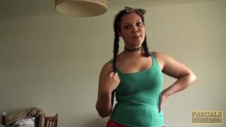 Busty British Hammered Before Facial