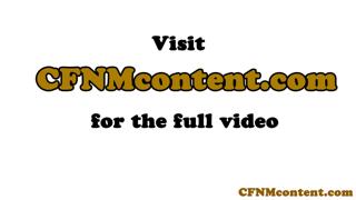 Dirty CFNM threeway action starring buxom beauty Shae Summers