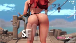 Blonde Babes Showcase Steamy Pole Dancing in Naughty😈 3D