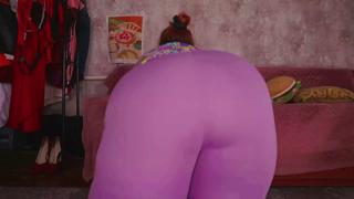 Leggings-covered ass🍑 twerks